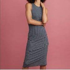 MARINE LAYER  SIZE S BLUE and WHITE Stripe LEXI Dress